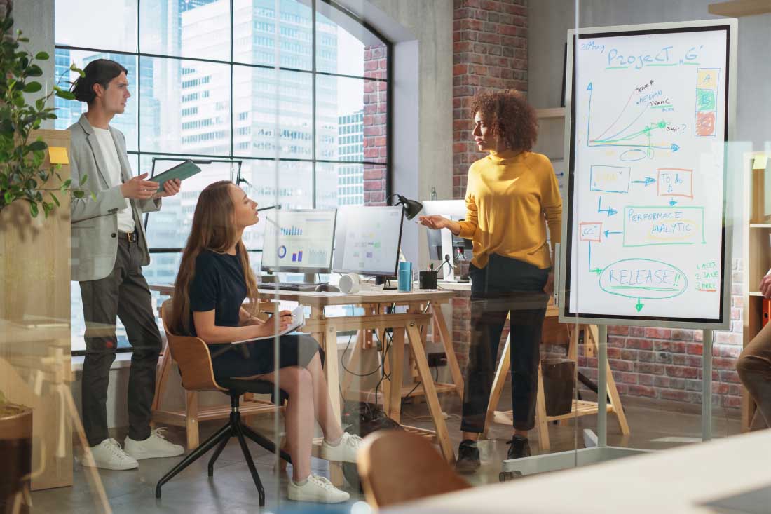 A team planning with operational agility.