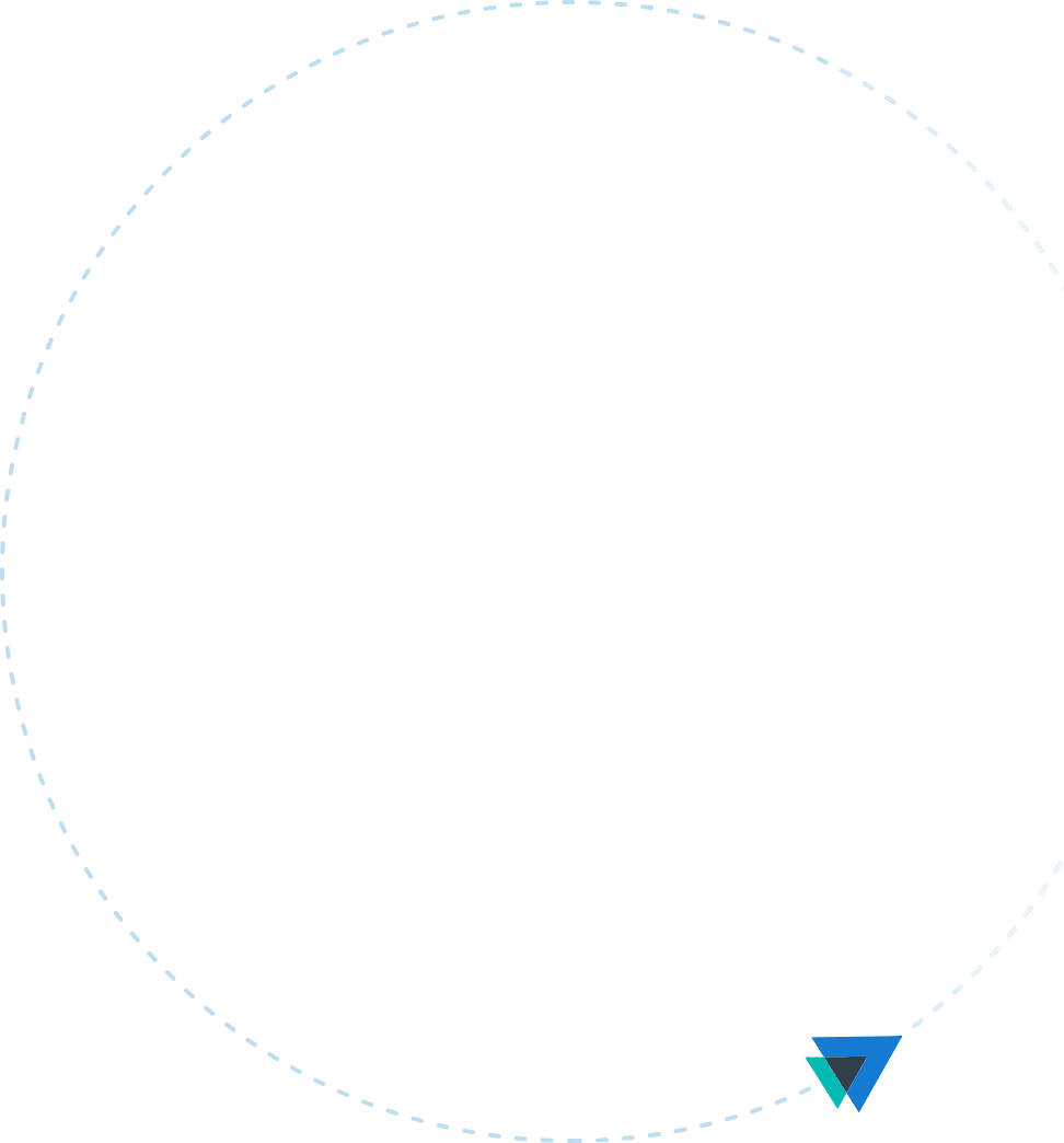 A light blue dotted circle with the ActivTrak workforce analytics logo on the bottom right of the circle.