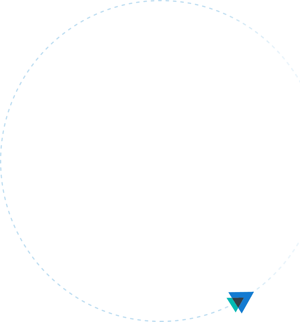 A light blue dotted circle with the ActivTrak workforce analytics logo on the bottom right of the circle.